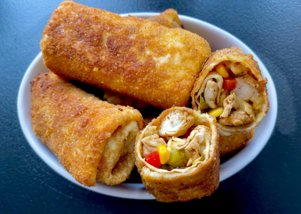 Chrupiące krokiety z gyrosem