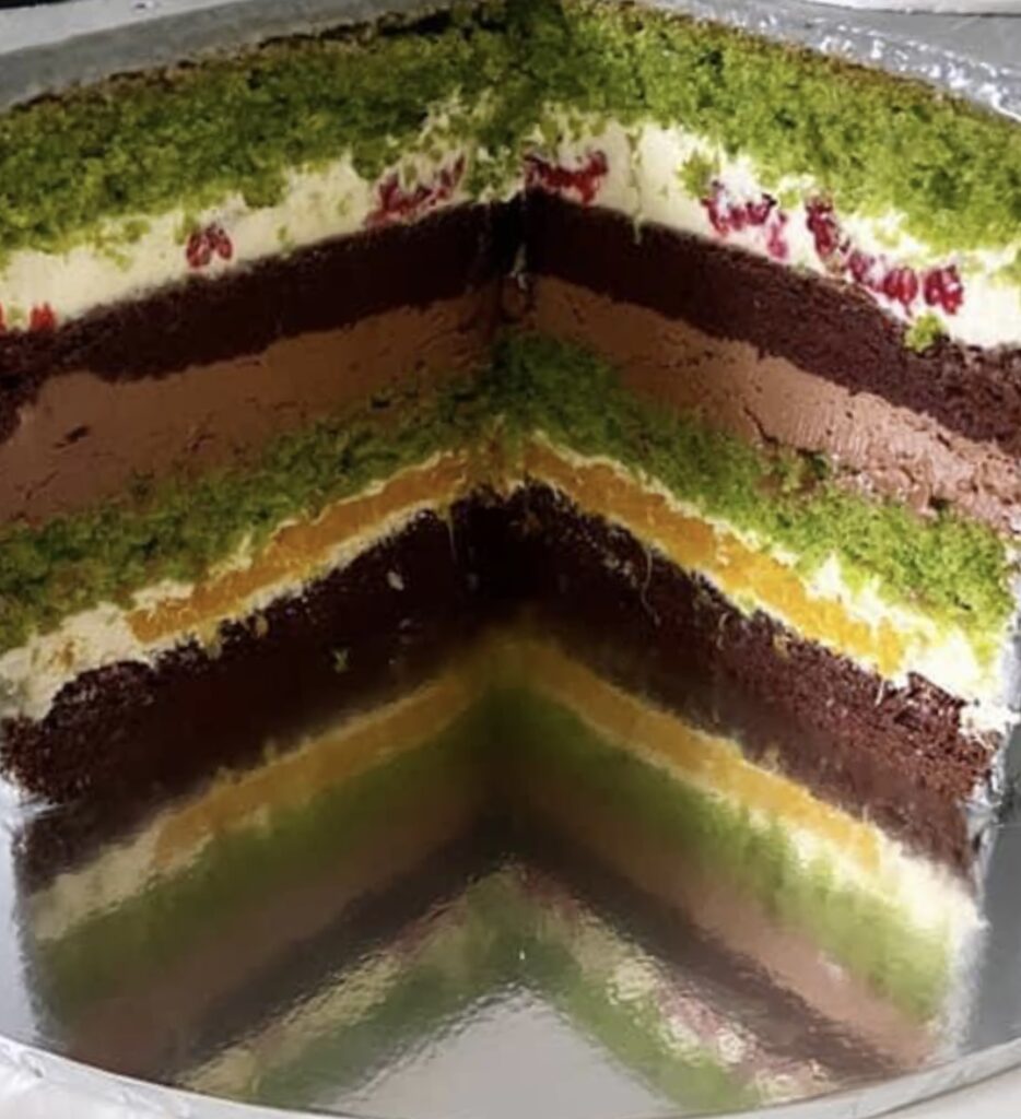 Biszkopt szpinakowy do ciasta, tortu