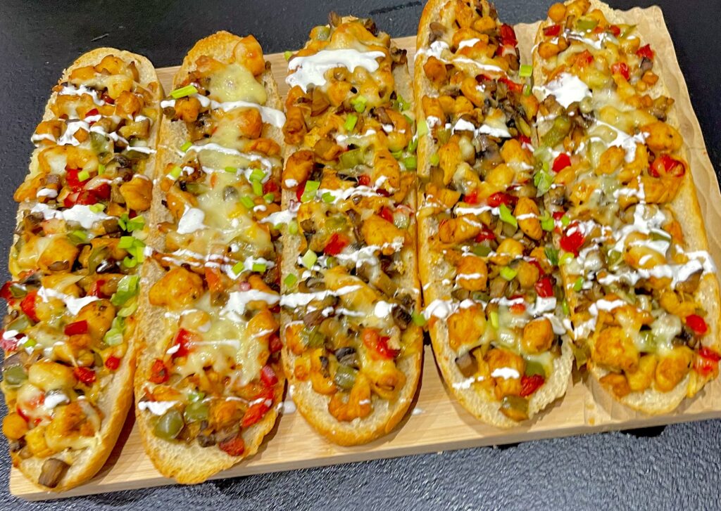 Chrupiące zapiekanki z kurczakiem