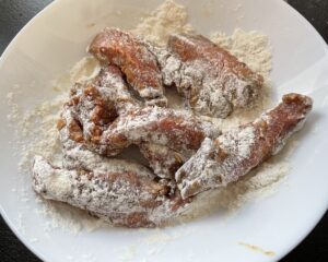 wołowina obtoczona w mące