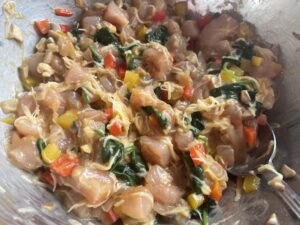 Kolorowe kotleciki z warzywami i kurczakiem - 6D3BADE0 1F01 43AA 854F C1D4310E76B6