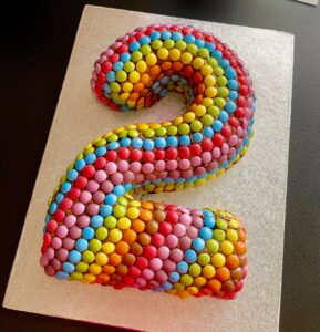 Tort cyfra brownie - 45BE74BC E96A 4025 A6DC C7D3A4AFDC45