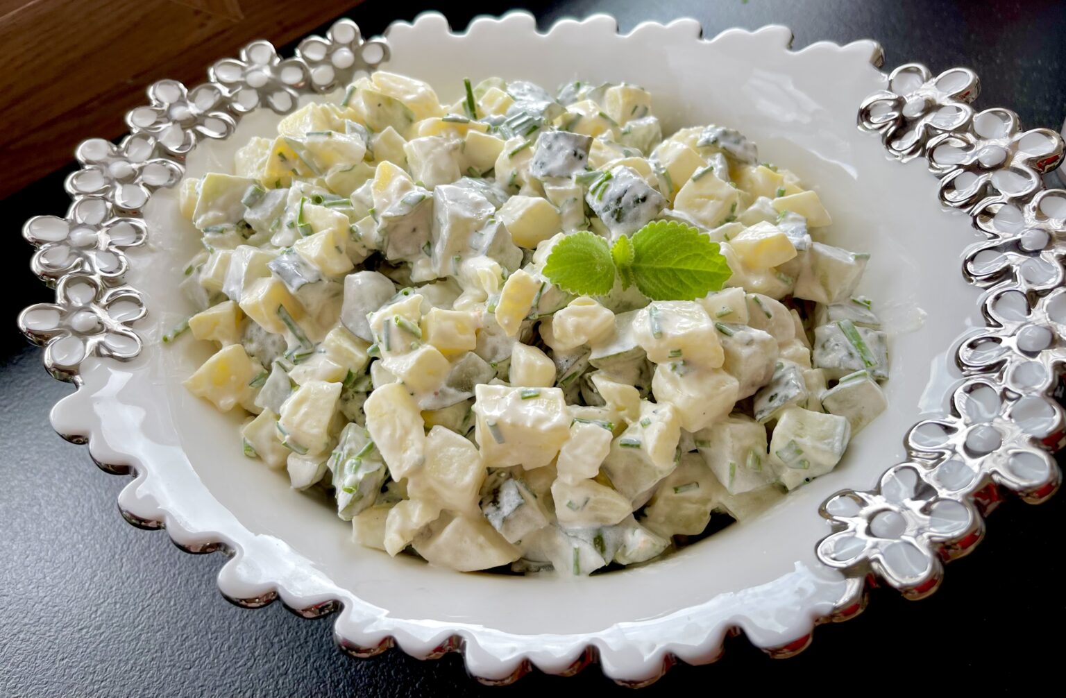 Sałatka ziemniaczana do grilla - prosta i przepyszna! - 4CA840E8 284A 4321 9D1A 41021C1F743C