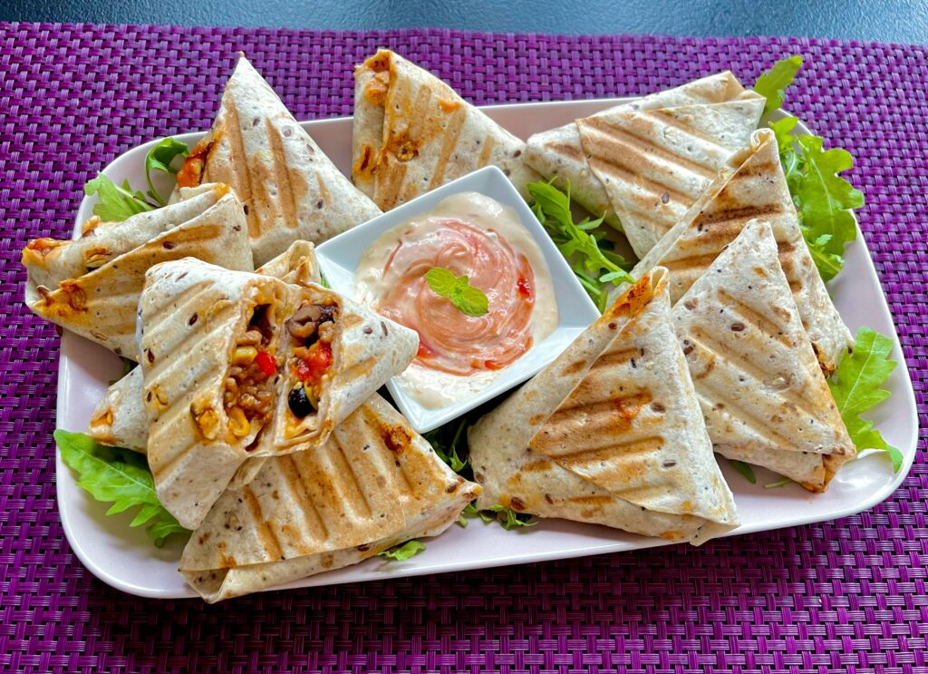 Imprezowe rożki po meksykańsku