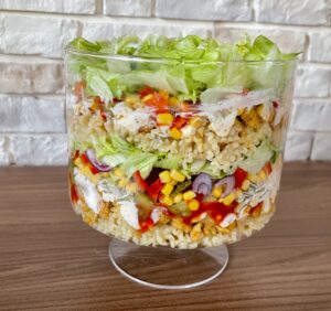 Warstwowa sałatka kebab z makaronem - 56D3D010 A62A 4030 966F 7CD1038AF6D7