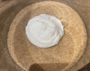 Sernikomakowiec pierwsza warstwa