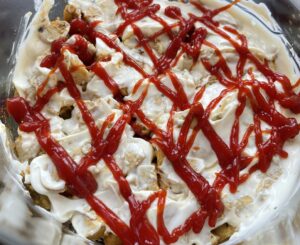 Warstwowa sałatka kebab z makaronem - BA81D023 64FB 4DCC 90D8 D7C3E8F0041F