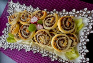 Szybkie paszteciki z pieczarkami