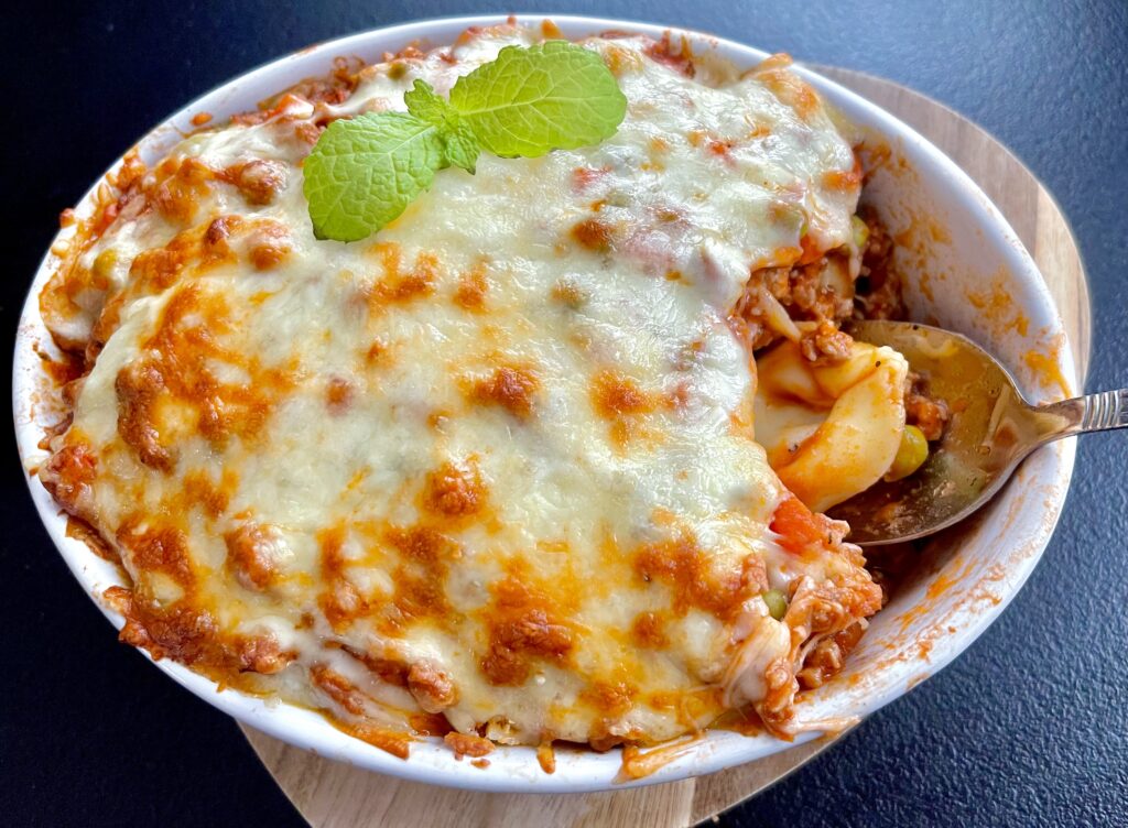 Zapiekanka tortellini