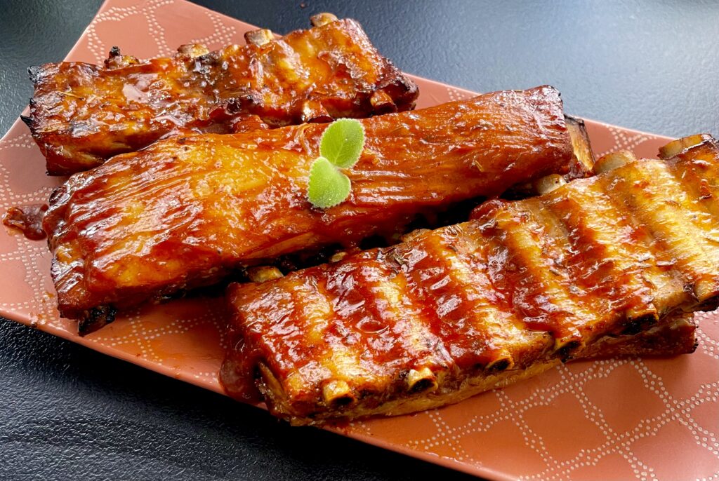 Żeberka po amerykańsku (danie z piekarnika)