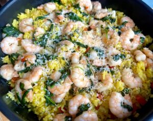 Kremowe risotto z krewetkami i szpinakiem - B0A5AF08 9737 44E2 8A64 F3DF42630996