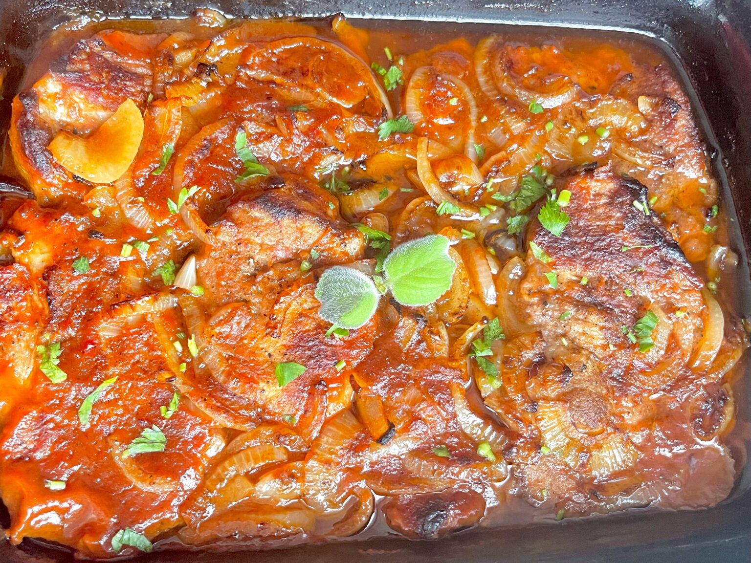 pyszna karkówka w ketchupie