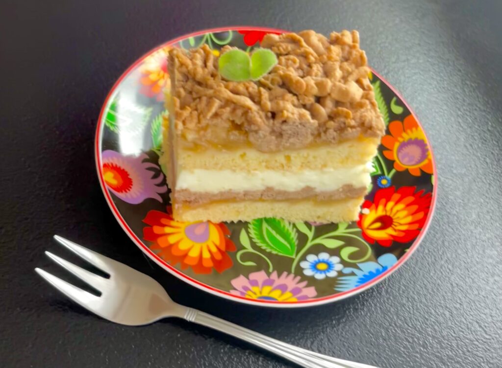 Obłędna szarlotka z kremem budyniowym