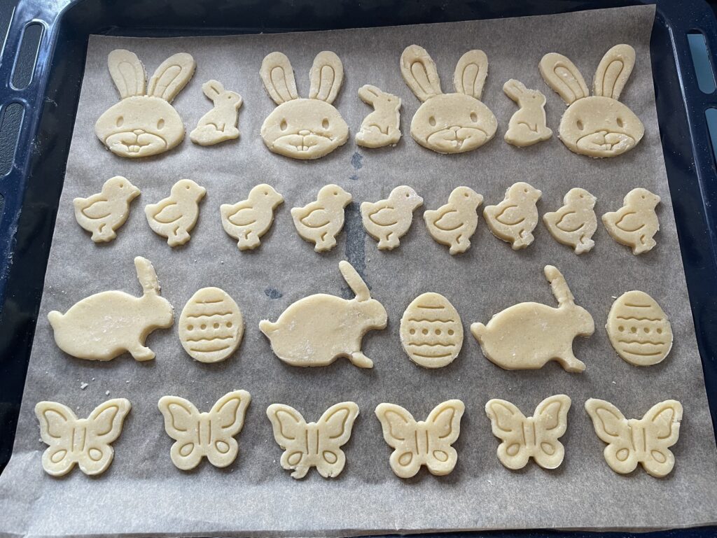 Wielkanocne kruche ciasteczka