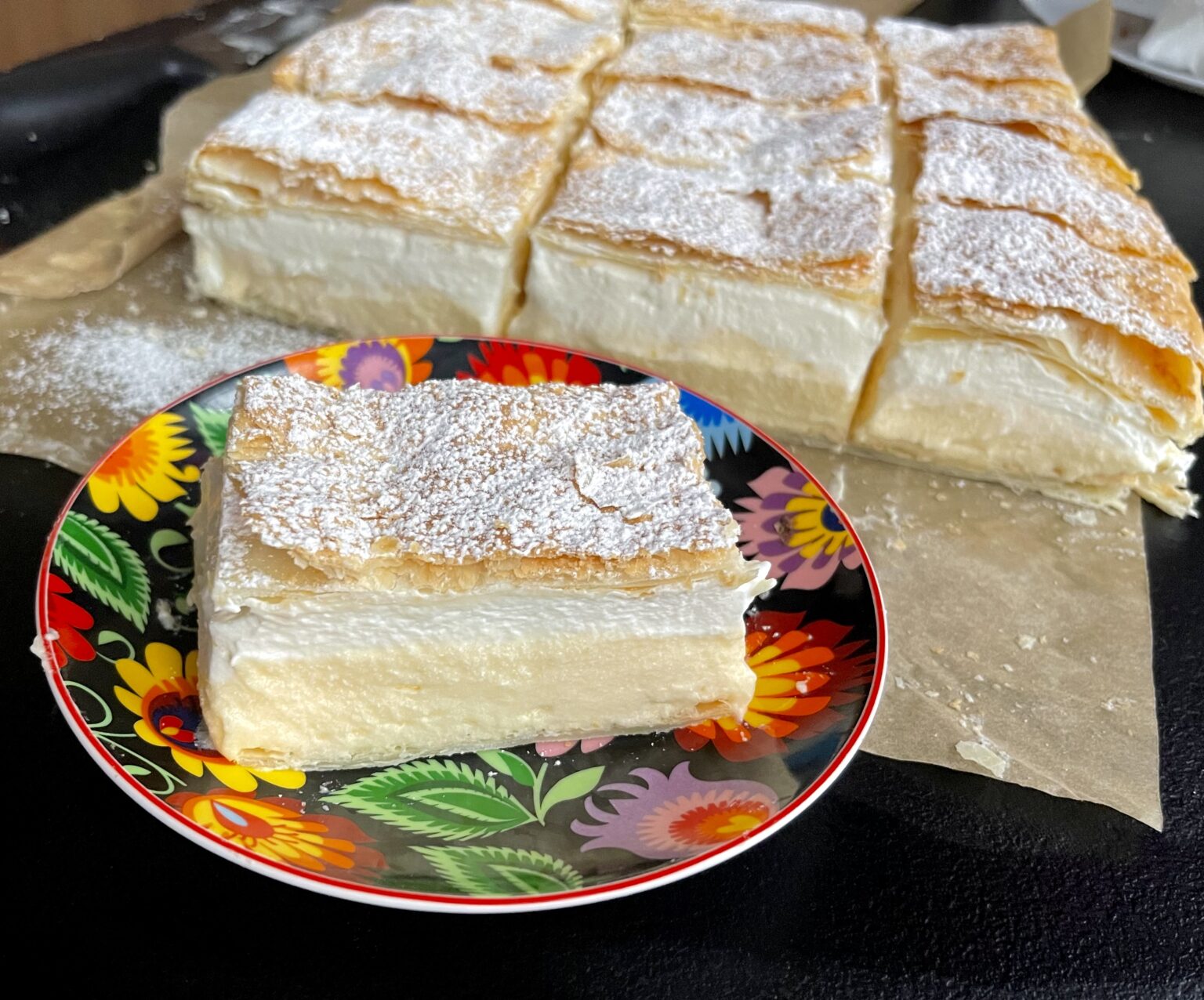 Kremówka na cieście francuskim - D8705091 480C 445C 94AD 2BCF4CFB13B2