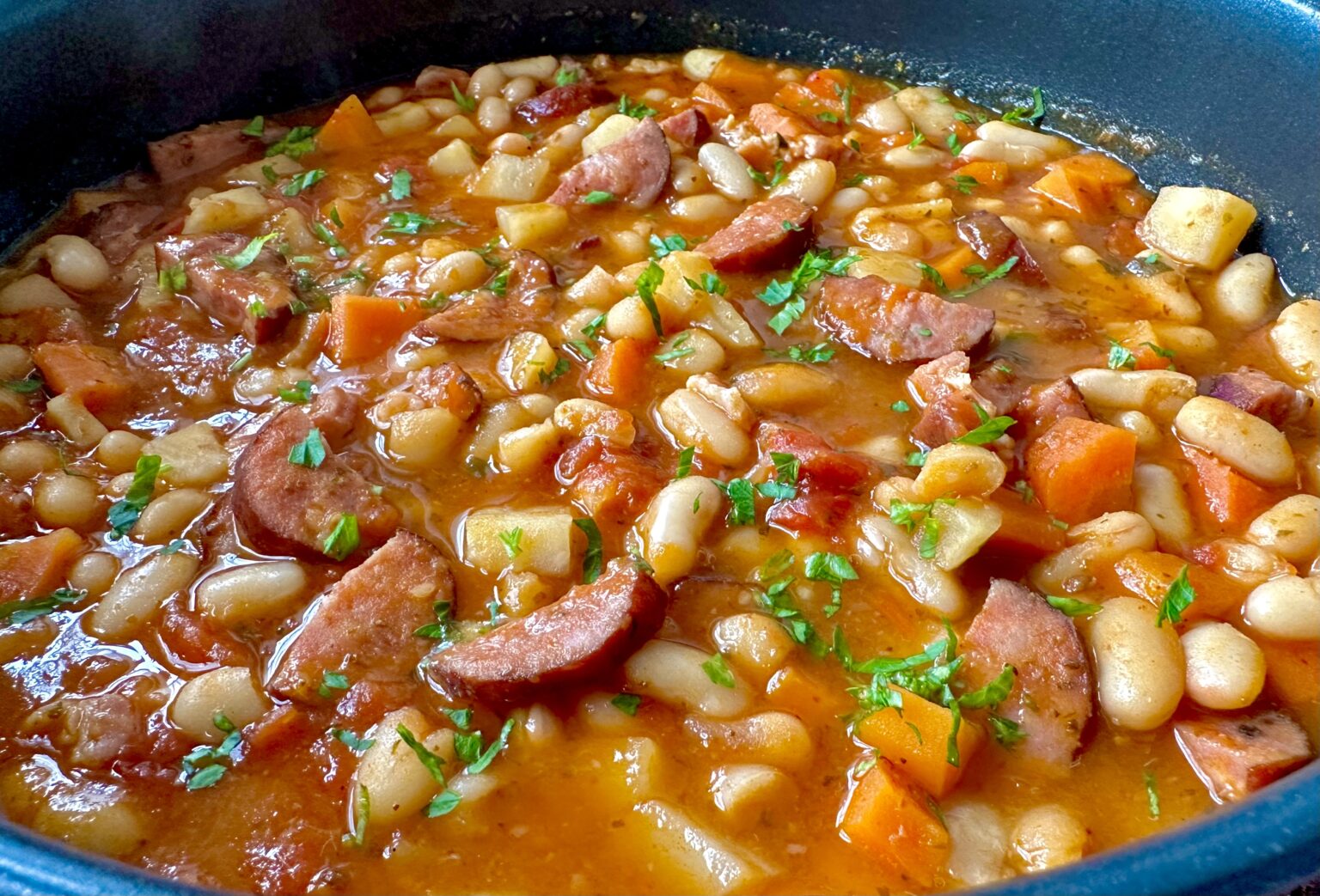 Fasolkowa patelnia - obiad w 15 minut! - 94EBD540 3765 45D4 A417 B15E81F8B3A2