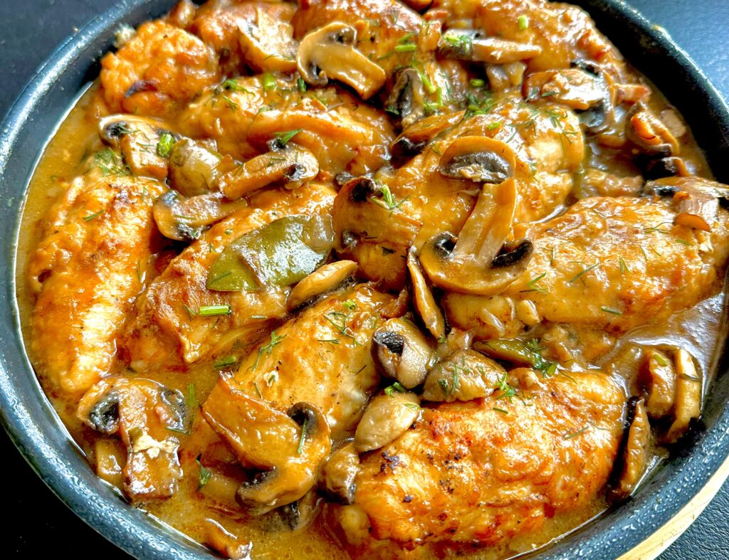 Zraziki w sosie myśliwskim