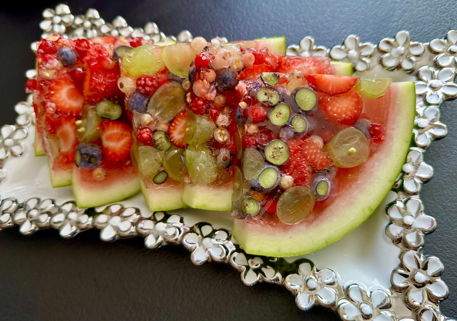 Arbuz z owocami w galaretce - pyszny deser! - 41E313A1 0A9E 4817 91D0 384402568926