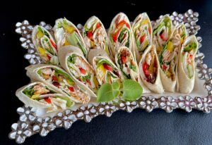 Roladki z tortilli z szarpanym kurczakiem - IMG 5308