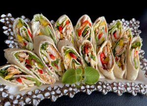 Roladki z tortilli z szarpanym kurczakiem - IMG 5319