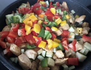 Kremowe risotto z kurczakiem i warzywami - IMG 7261