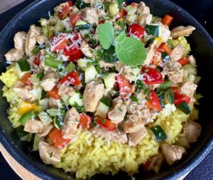 Kremowe risotto z kurczakiem i warzywami - IMG 7276