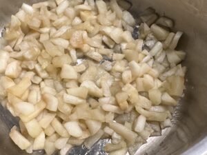 Dusimy jabłka z cukrem