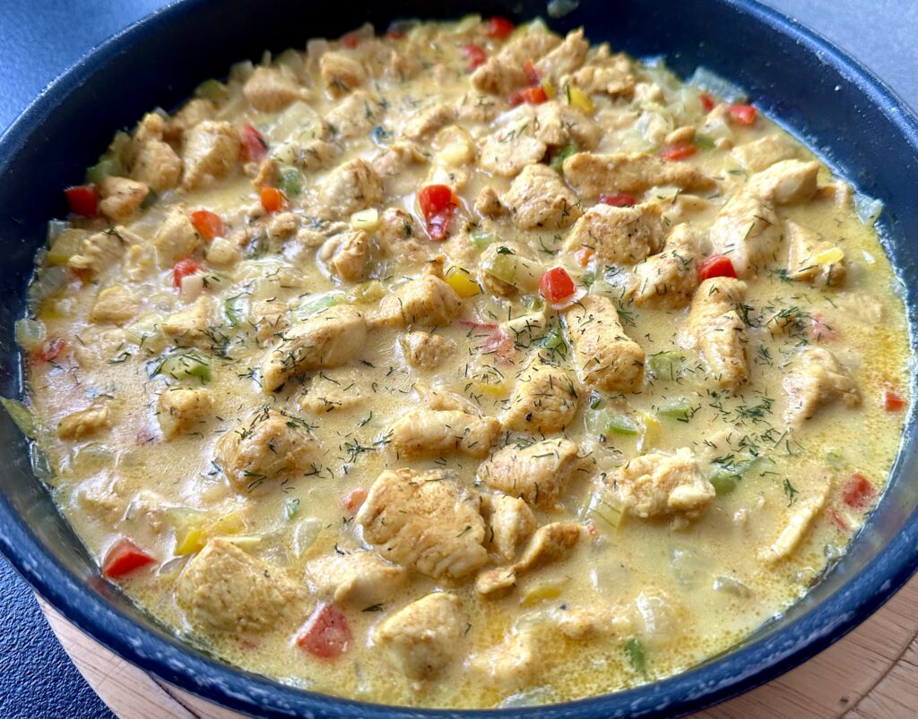 Kurczak w sosie cebulowym