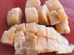 Tagliatelle z łososiem w sosie śmietankowo-cytrynowym - IMG 8146