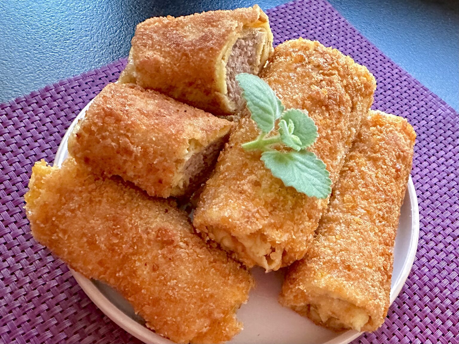 Chrupiące krokiety (z mięsem z obiadu) - IMG 8809