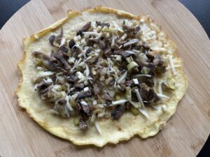 wytrawne naleśniki z pieczarkami