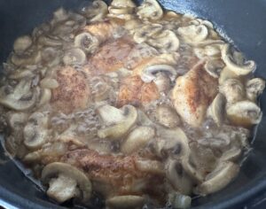 Kurczak w szklistym sosie pieczarkowym - IMG 2261