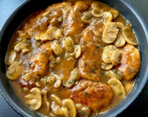 Kurczak w szklistym sosie pieczarkowym - IMG 2286