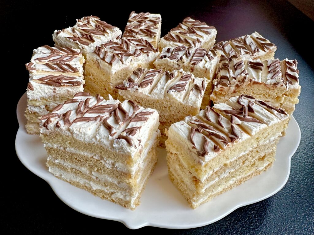 Ciasto czarno-białe