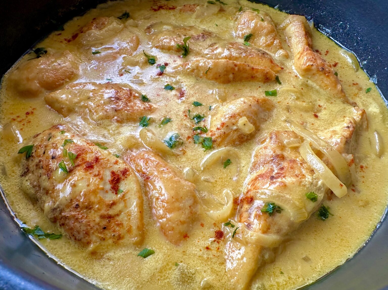 Kurczak w sosie cebulowym - IMG 4881