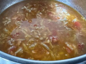 Zupa gołąbkowa z kaszą bulgur - IMG 5217