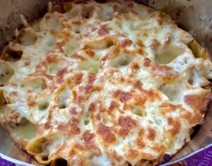 Zapiekanka cannelloni z mięsem mielonym i beszamelem - IMG 1473