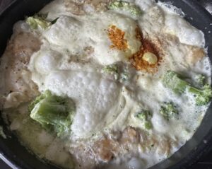 Dorsz w sosie śmietanowo-brokułowym - IMG 6391