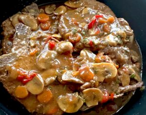 Schab z kością w pysznym sosie - IMG 6549