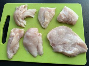 Koperty drobiowe z pieczarkami i mozzarellą - IMG 8004