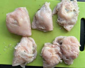 Koperty drobiowe z pieczarkami i mozzarellą - IMG 8014