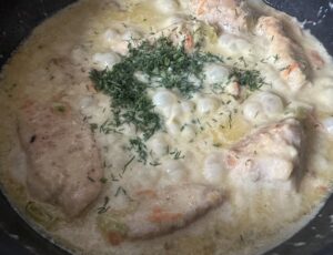 Fileciki w kremowym sosie chrzanowym - IMG 8816