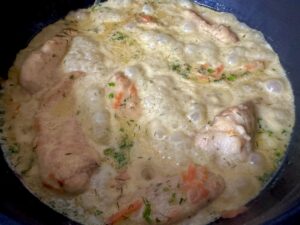 Fileciki w kremowym sosie chrzanowym - IMG 8819