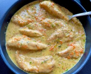 Fileciki w kremowym sosie chrzanowym - IMG 8840