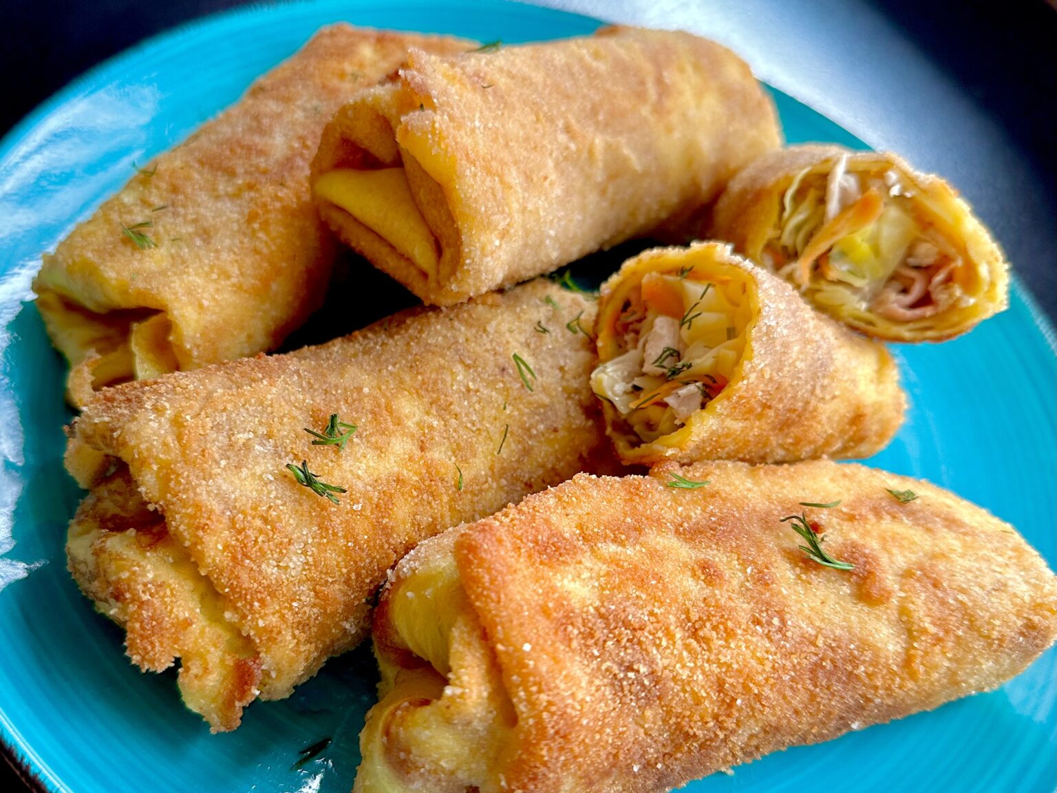 Krokiety z młodą kapustą i mięsem - IMG 0320