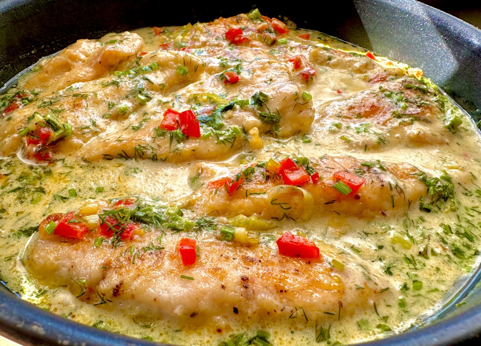 Fileciki drobiowe w kremowym sosie koperkowym - IMG 0718