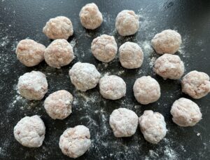 Kremowe risotto z klopsikami i cukinią - IMG 3108