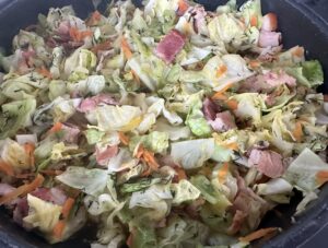 Młode ziemniaczki z boczkiem i kapustą - IMG 3571