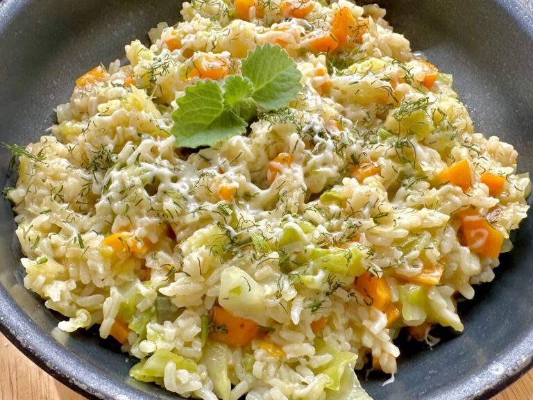 Wakacyjne risotto z młodą kapustą - IMG 6316