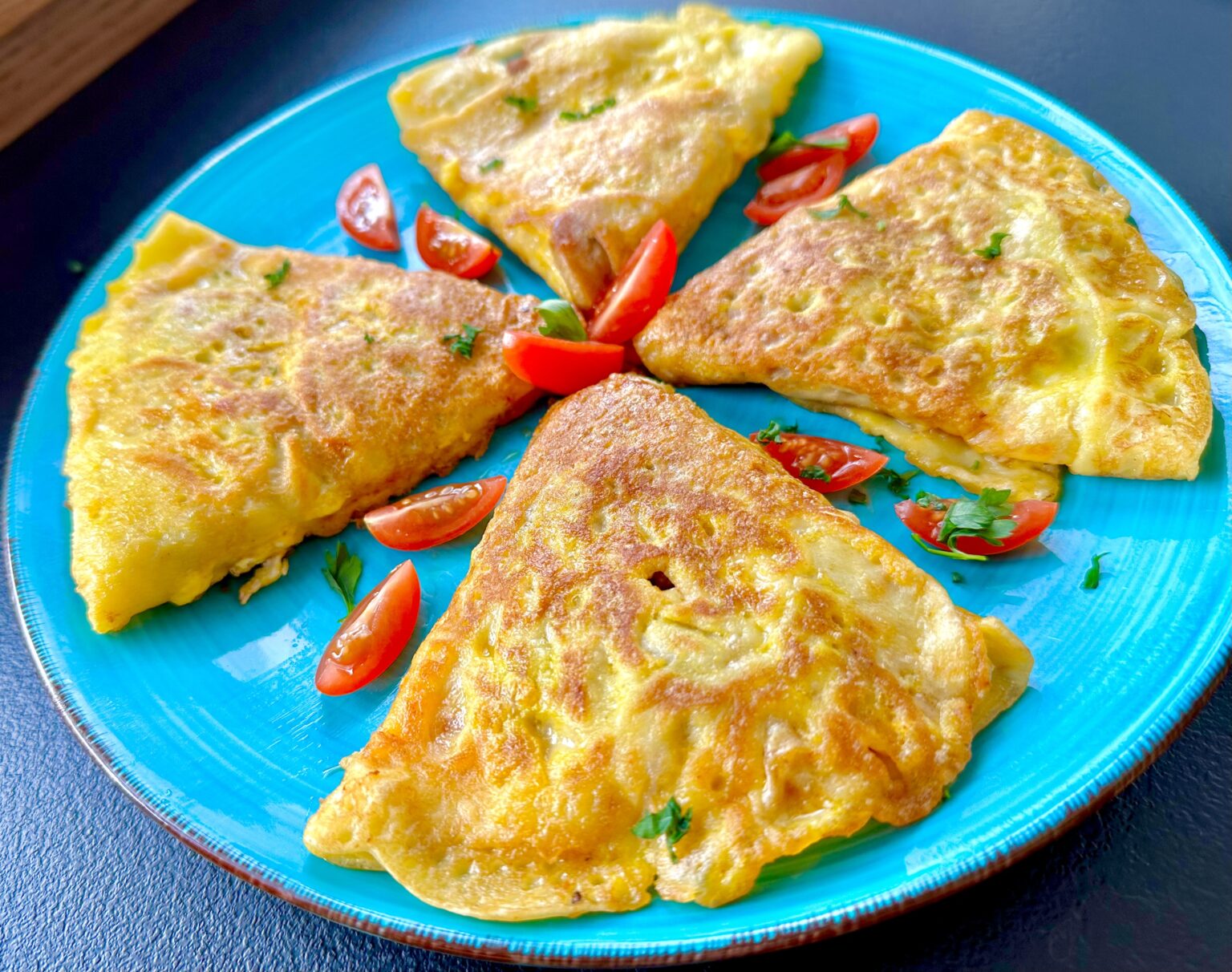 naleśniki smażone z pieczarkami i serem